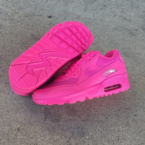 NIKE AIR MAX 90 PINK GS YOUTH GIRLS BOYS - Picture 6 of 7